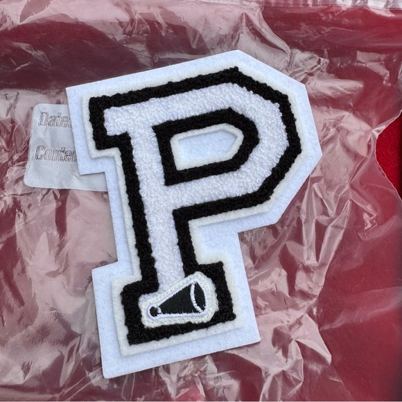 NEFF Varsity Wool Jacket Red fully Lined Snap Closure With the patch P-Vikings - Picture 13 of 15